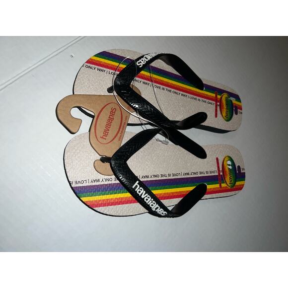 Havaianas flip flops  size 6  Rainbow colors. NWT. Flip flops. - Picture 2 of 3